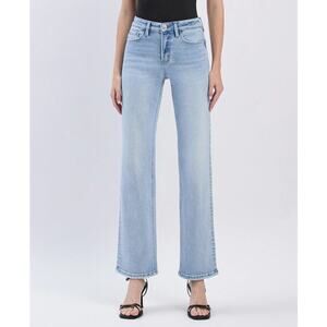 NWT Lovervet High Rise Slim Wide Comfort Stretch Denim Jeans, Size 31/13